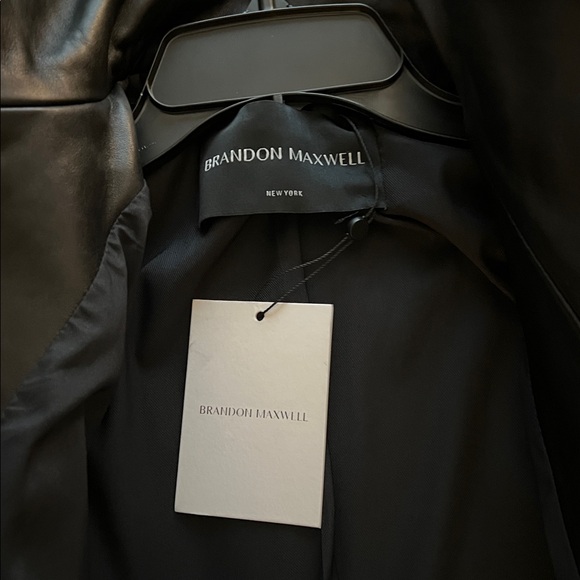 The Lottie double breasted leather jacket - Picture 7 of 8